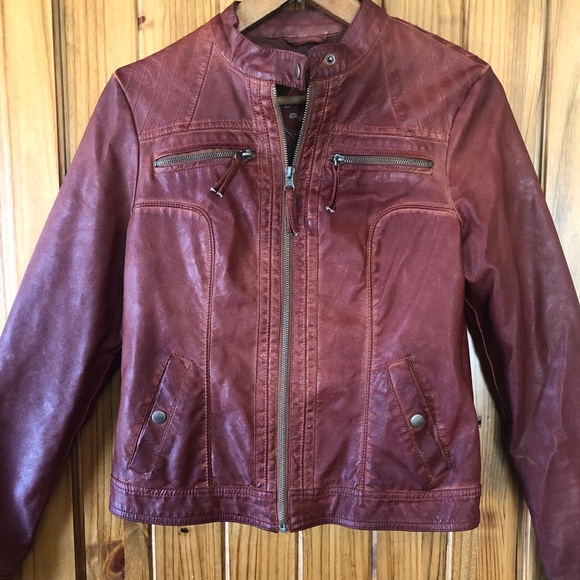 Faux Leather Jacket - Picture 1 of 4